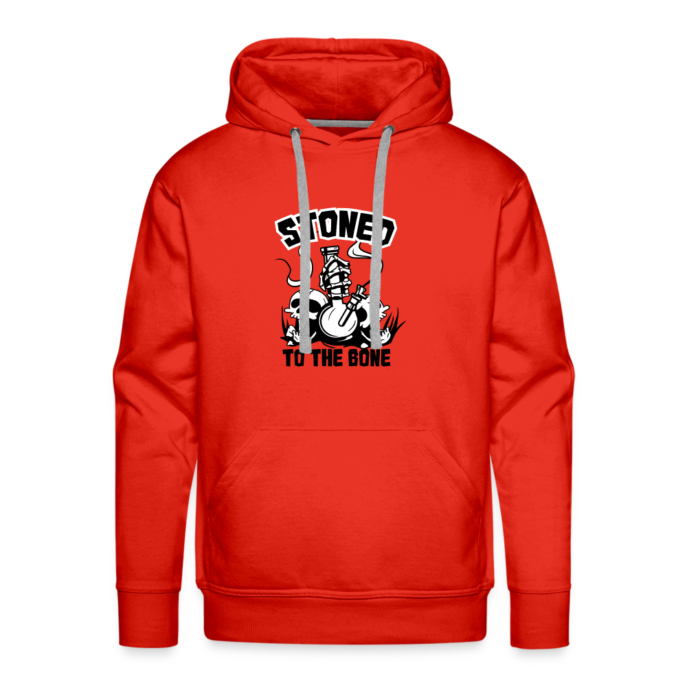 Stoned to the Bone Premium Hoodie - red