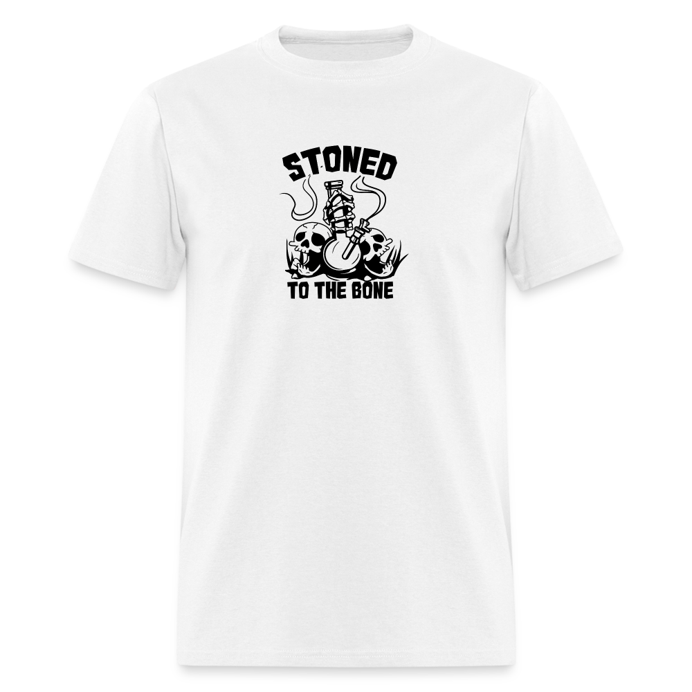 Stoned to the Bone Unisex Classic T-Shirt - white