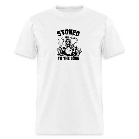 Stoned to the Bone Unisex Classic T-Shirt - white