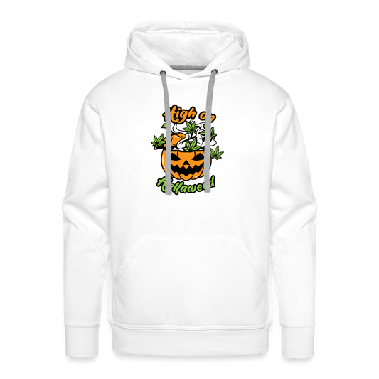 High on Hellaweed Premium Hoodie - white